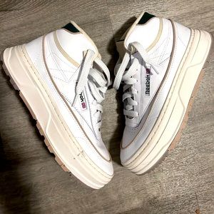 Reebok Club C Geo Mid Platform Sneakers